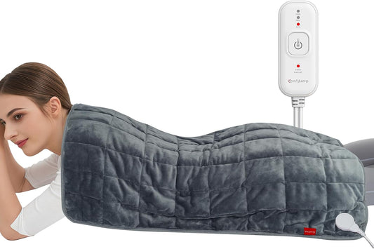 Comfytemp Weighted Large Heating Pad 17"×33", Far Infrare, FSA Eligible HSA