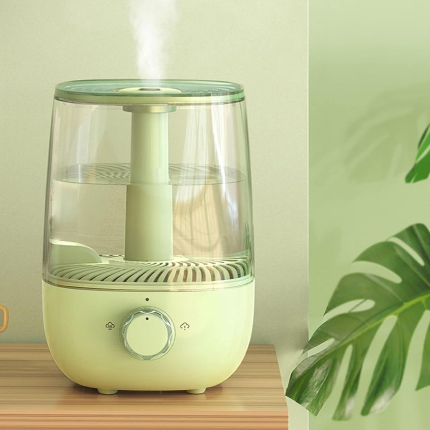 Humidifiers for Bedroom Humidifier, Fill Warm and Cool Mist Humidifiers for Bedroom, Auto & Sleep Mode, Auto Shut-Off Humidifier for Home