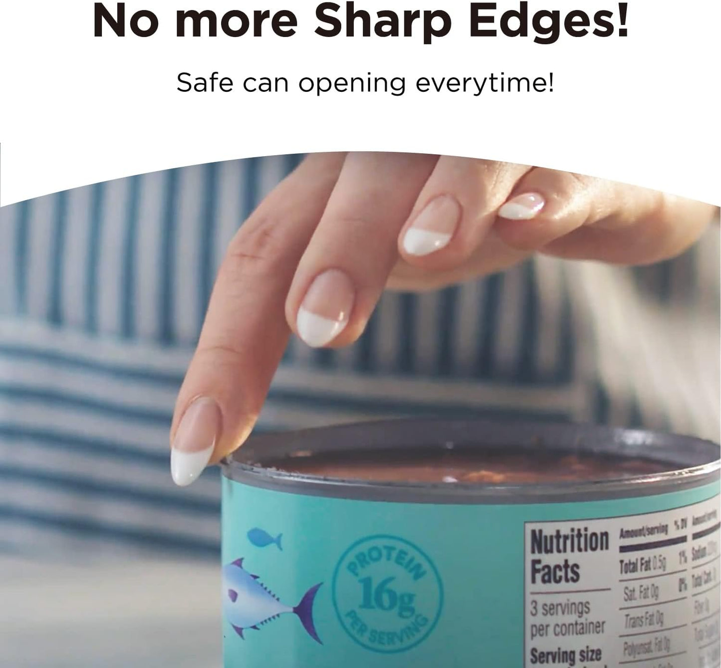Kitchen Mama Mini Electric Can Opener Smooth Edge, White | Opens Can with One Press, Ultra-Compact Portable, Hands-Free Cordless, Safe for Seniors with Arthritis