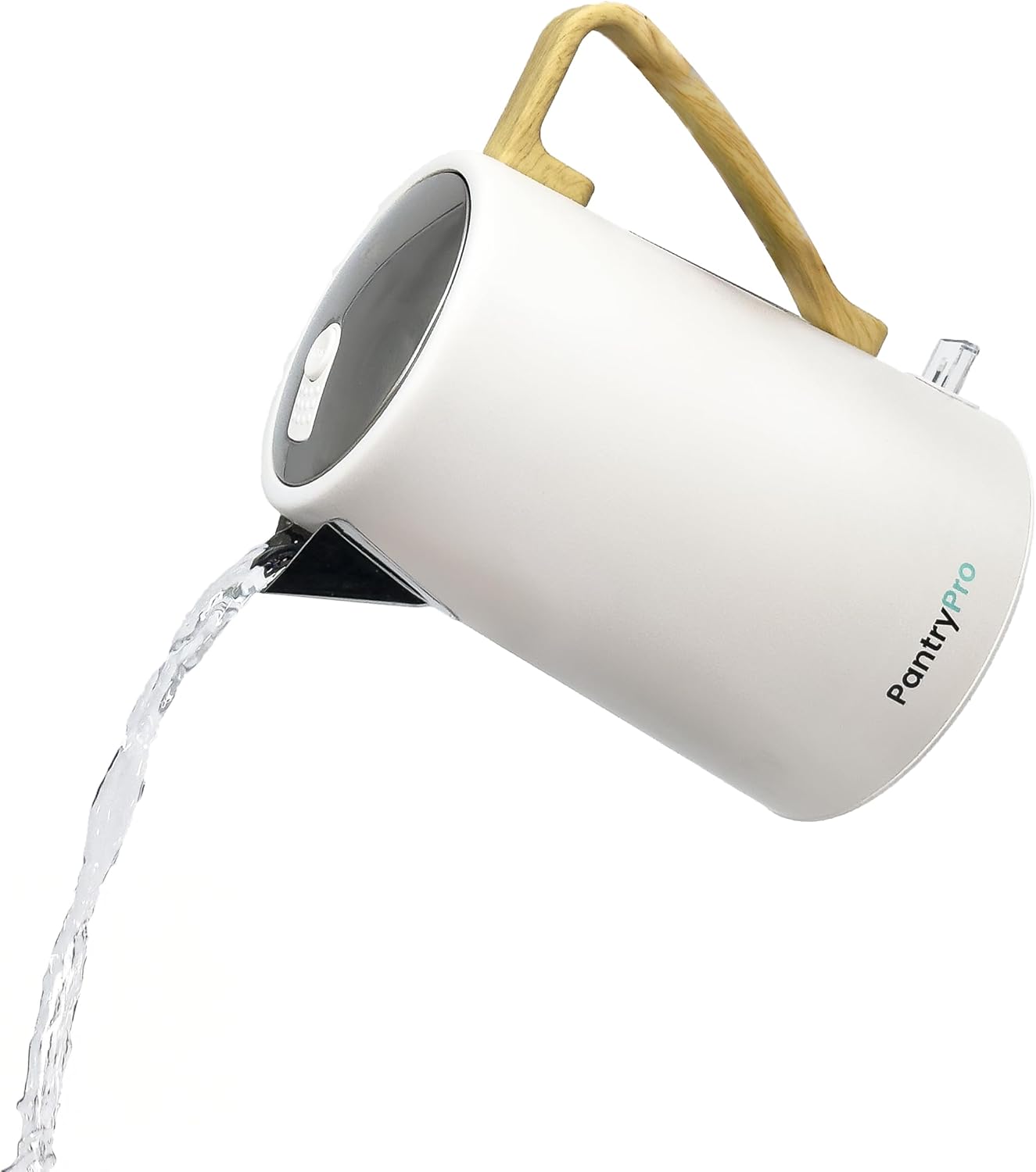 1.0L 1500W Gooseneck Electric Kettle - Stainless Steel Interior - Rapid-Boil - Auto Shut-Off, Boil-Dry Protection, Temperature Control, LED Indicator - Black by The Display Guys