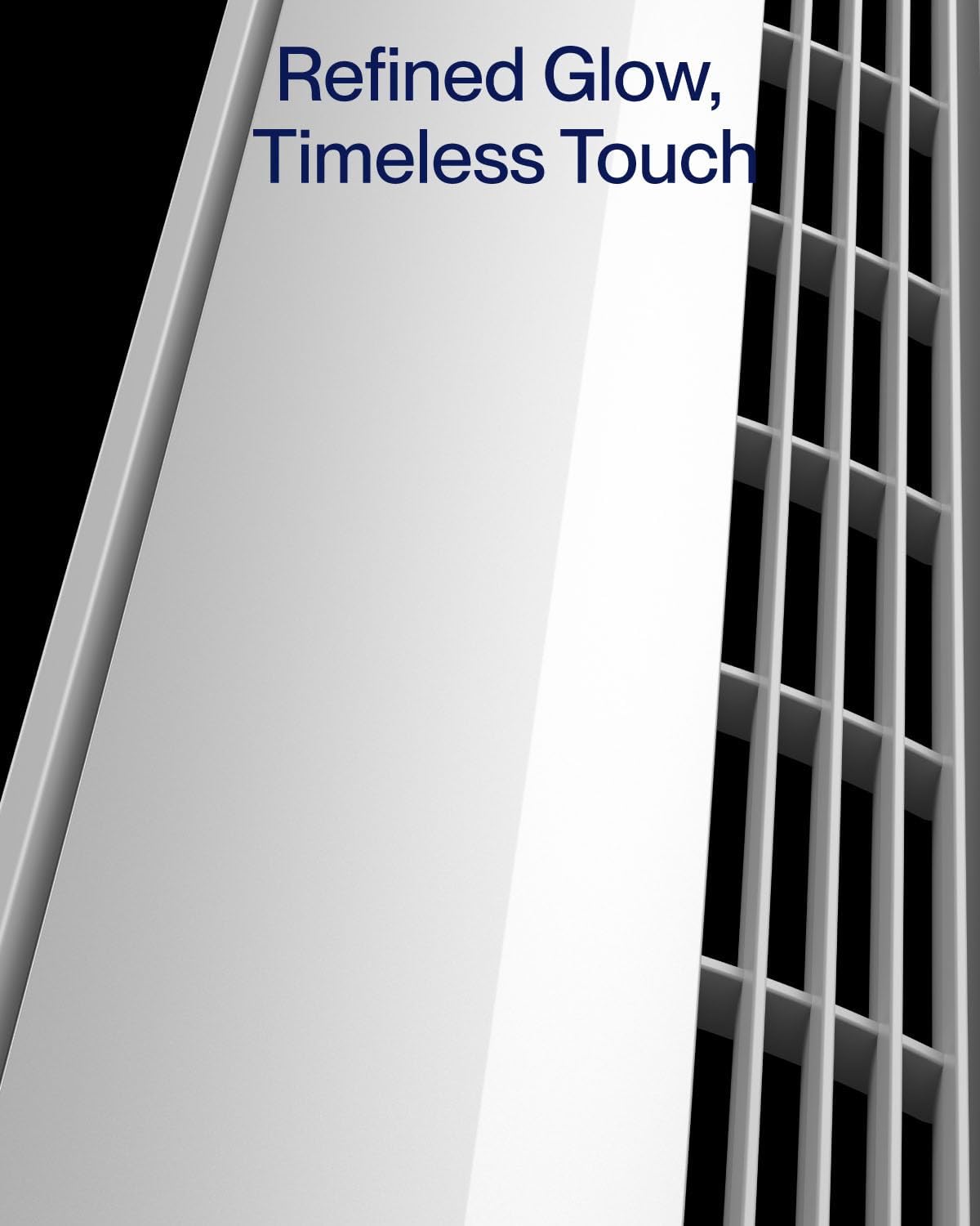 Della 42" Smart Tower Fan, Ultra Quiet 23dB Cooling Fan with 12 Speeds, 90° Oscillating, 28ft/s Airflow, DC Motor, 24H Timer, Voice/App/Remote Control for Bedroom Office Living Room, White