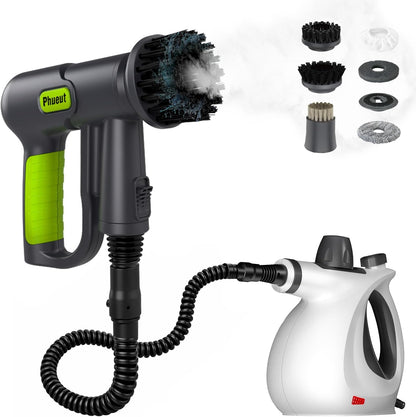 Electric Spin Scrubber Cordless, 2 Speeds Power Cleaning Brush, 150 Mins Runtime Rechargeable Shower Scrubber with 9 Replaceable Accessories for Bathroom, Tile, Grout, Kitchen, Floor, Car
