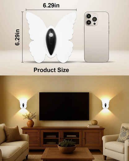 Eneru Motion Sensor Wall Sconce Set of 2, Rechargeable Wall Lights, Indoor
