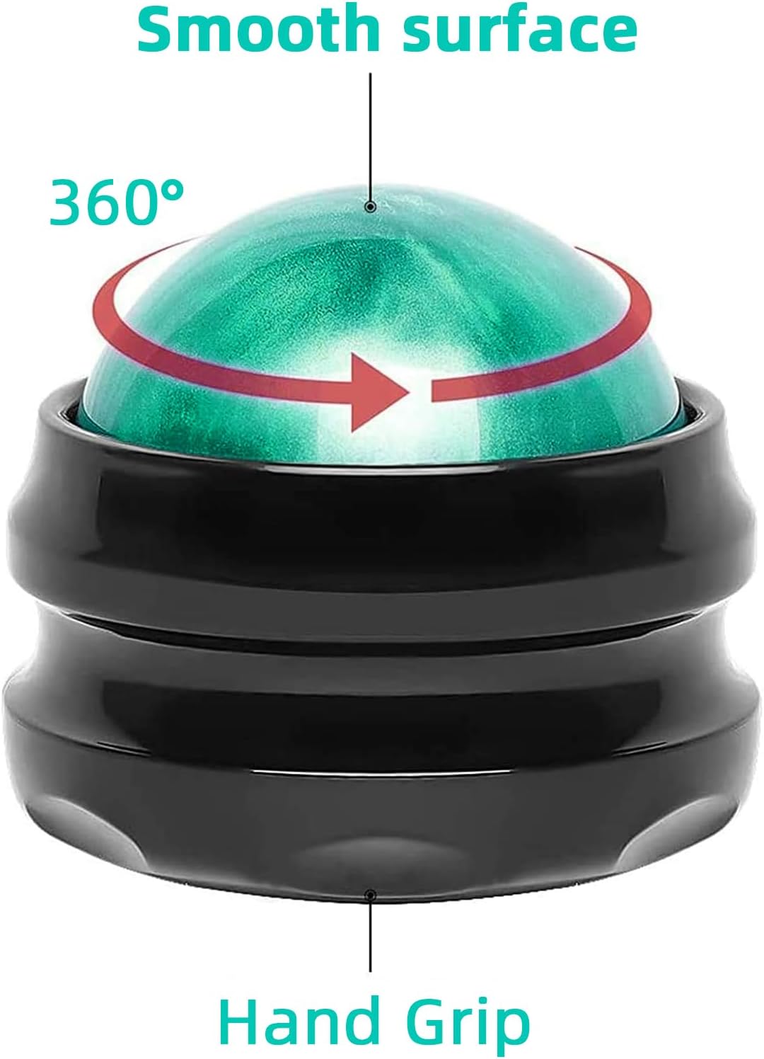 WOVTE Massage Ball, Lacrosse Balls, Self Massage Tool for Sore Muscles, Shoulders, Neck, Back, Foot, Body, Deep Tissue, Trigger Point, Muscle Knots, Yoga and Myofascial Release (Green)
