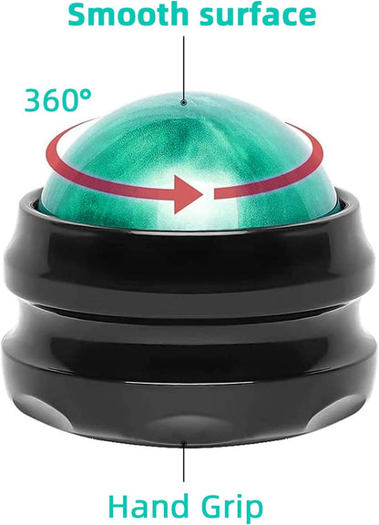 WOVTE Massage Ball, Lacrosse Balls, Self Massage Tool for Sore Muscles, Shoulders, Neck, Back, Foot, Body, Deep Tissue, Trigger Point, Muscle Knots, Yoga and Myofascial Release (Green)
