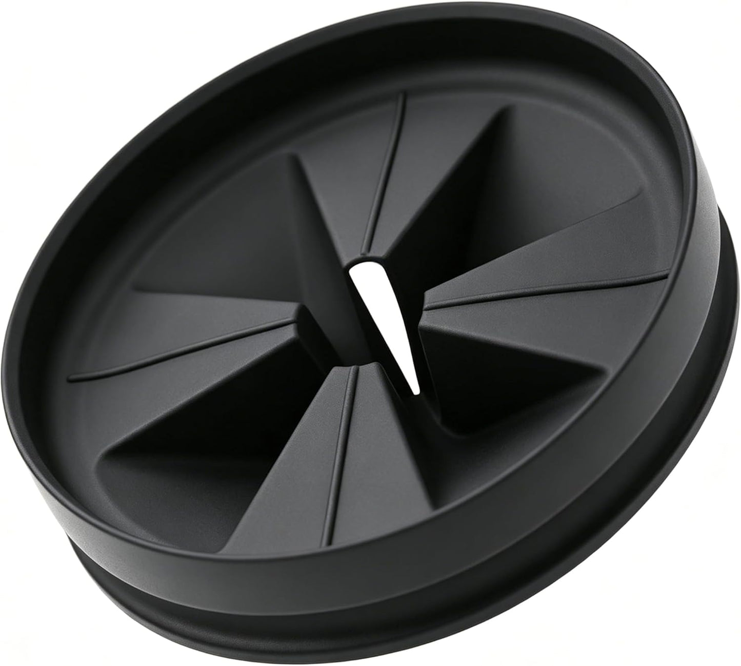 3 3/8" Garbage Disposal Splash Guard Replacement for InSinkErator Evolution | QCB-AM rubber Drain Insert, Sink Baffle, Garbage Disposer Accessories, Upgraded Removable Quiet Collar Drain Plugs, Black