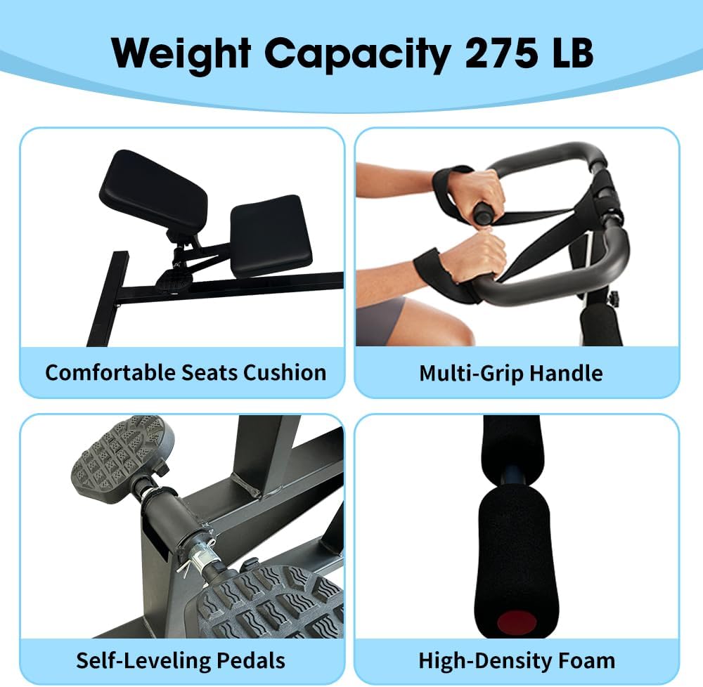 Stretch Machine, Home Gym Full Body Stretching Equipment | Stretching Equipment for Lumbar Stretching, Lower Back Pain, Leg Stretch, Straps Included