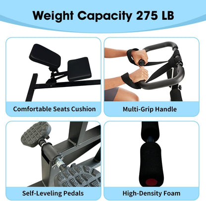 Stretch Machine, Home Gym Full Body Stretching Equipment | Stretching Equipment for Lumbar Stretching, Lower Back Pain, Leg Stretch, Straps Included