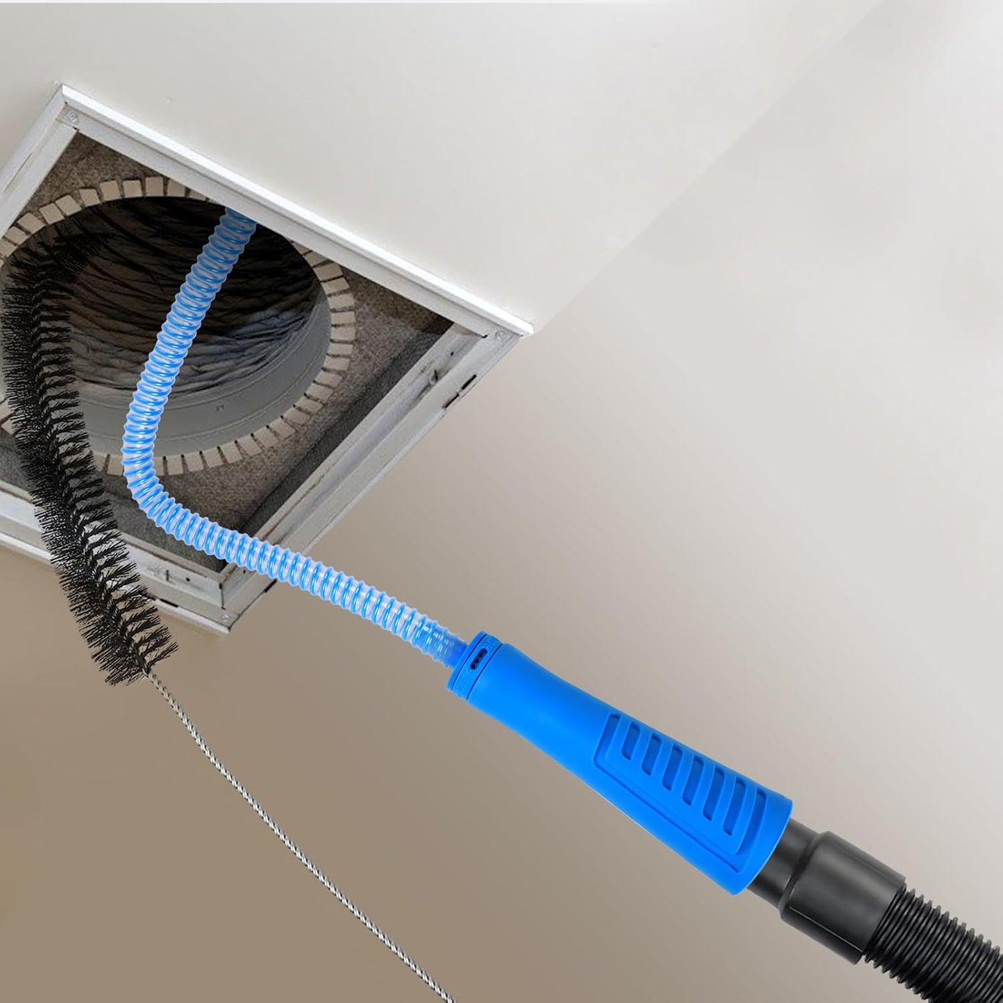 Ronsit Dryer Cleaner Vent Brush-75cm Flexible Dryer Vent Cleaner-Long Brush | Refrigerator Condenser Coil Brush Long Flexible Refrigerator Coil Cleaning Brush
