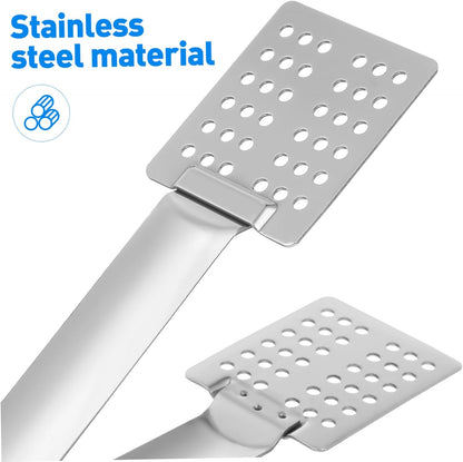 Cabilock Stainless Steel Tea Bag Spoon Squeezer with Filterable Tong for Cooking and Food Clamping Premium Multi Purpose Kitchen Tool for Tea Bags and Food Handling
