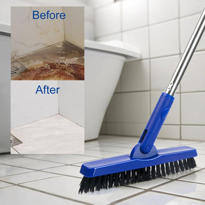 CELOX Grout Brush with Long Handle, Tile Grout Cleaner Brush for Tile Floors, for Shower Tile, for Cleaning Grout