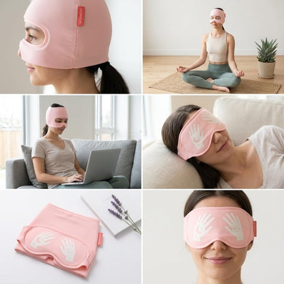 3-in-1 Migraine Relief Cap with Eye Holes