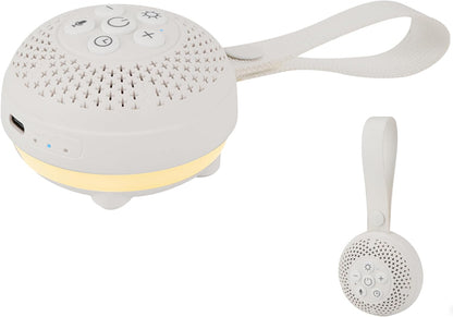 White Noise Machine per Bambini, Portable | 16 Soothing Sounds and Voice Recording，Sleep Sound Therapy with 3 Night Lights， Rechargeable Timer