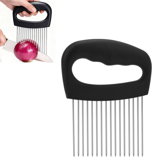 Extra-Large Onion Holder for Slicing with 16 Long Needles