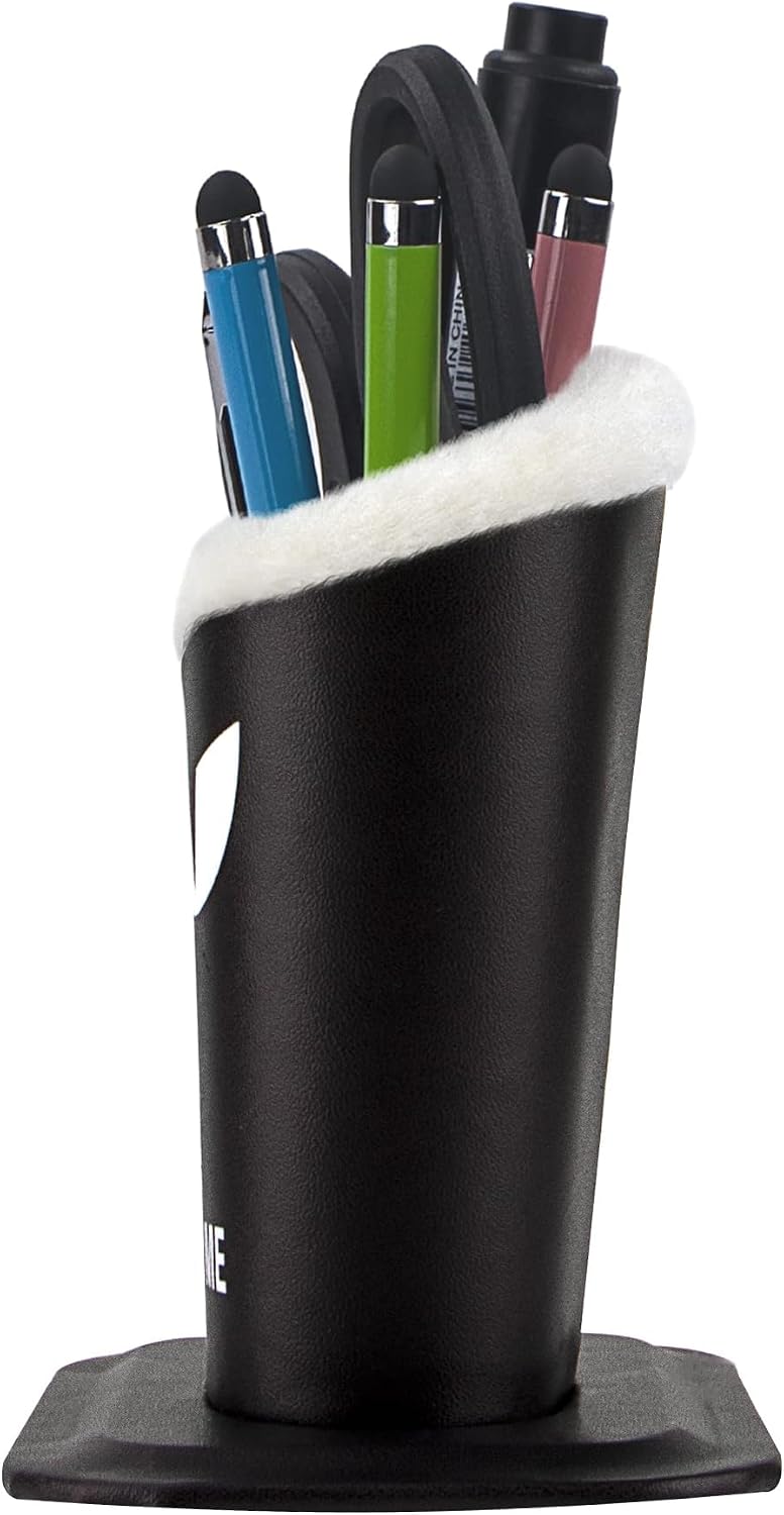 Plush Lined Eyeglasses Holder, PU Leather Glasses Stand Case