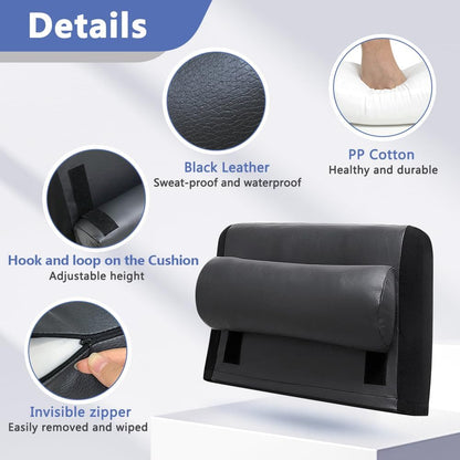 Zelen Recliner Pillow for Head Couch Neck Pillow Leather for Recliner Chair Rest Cushion Neck Support Pillow Office Chair Headrest Head Support Pillow with Headrest Cover