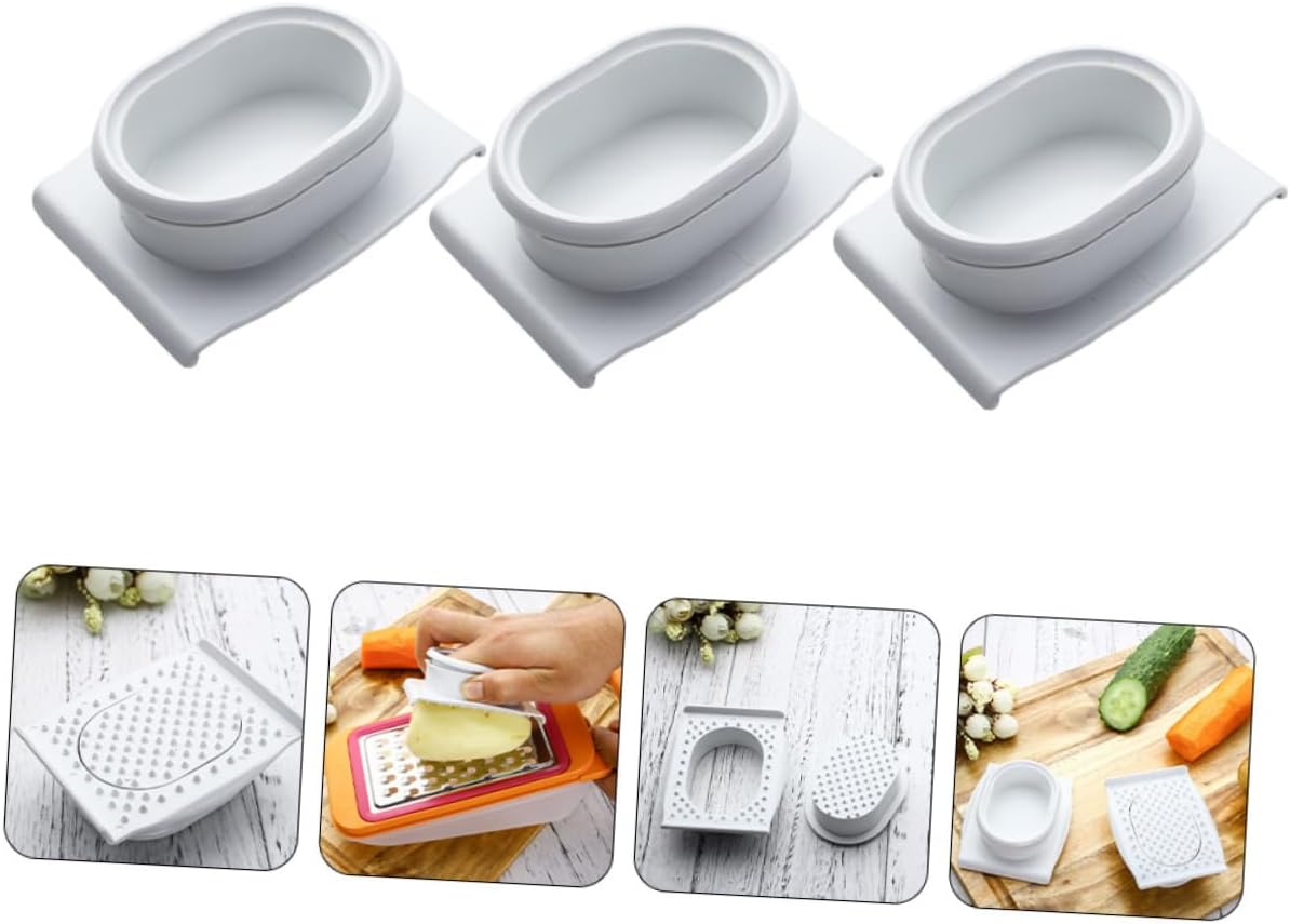 Cabilock 3Pcs Food Slicer Hand Guard Practical Finger Protectors for Vegetable and Fruit Cutting Food Safety Holder Fits Mandoline Graters and Kitchen Slicers Easy-clean Kitchen Utensil