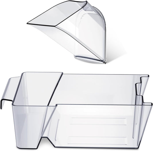 Food Storage Container & Food Chute Accessories Set for ONCE FOR ALL Safe Mandoline Slicer PRO