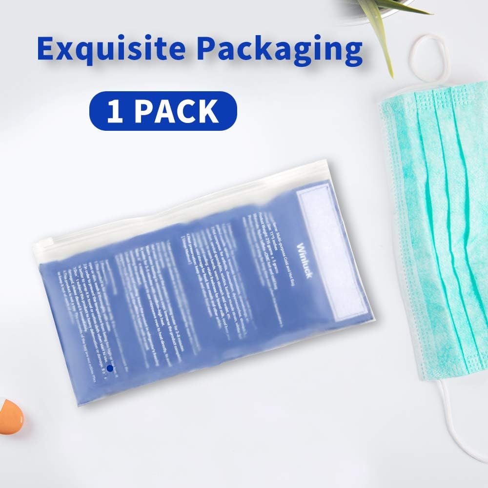 Gel Ice Packs for Injuries- Adjustable Wrap for Pain Relief Ice Pack+Heat Pack ， Non-Toxic Smooth Reusable, Support Rehabilitation, Flexible Therapy - Shoulder, Back, Knee, Neck, Ankle, Jaw & More,