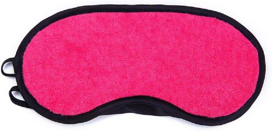Sleep Mask Set Pack of 3, Microfiber Terry Cloth Lightweight Comfortable, Soft, Adjustable Eye Masks for Sleeping, Shift Work, Naps, Travel Night Blindfold Eyeshade for Men Women, Black/Blue/Pink