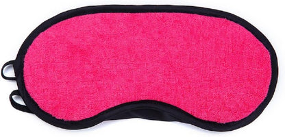 Sleep Mask Set Pack of 3, Microfiber Terry Cloth Lightweight Comfortable, Soft, Adjustable Eye Masks for Sleeping, Shift Work, Naps, Travel Night Blindfold Eyeshade for Men Women, Black/Blue/Pink