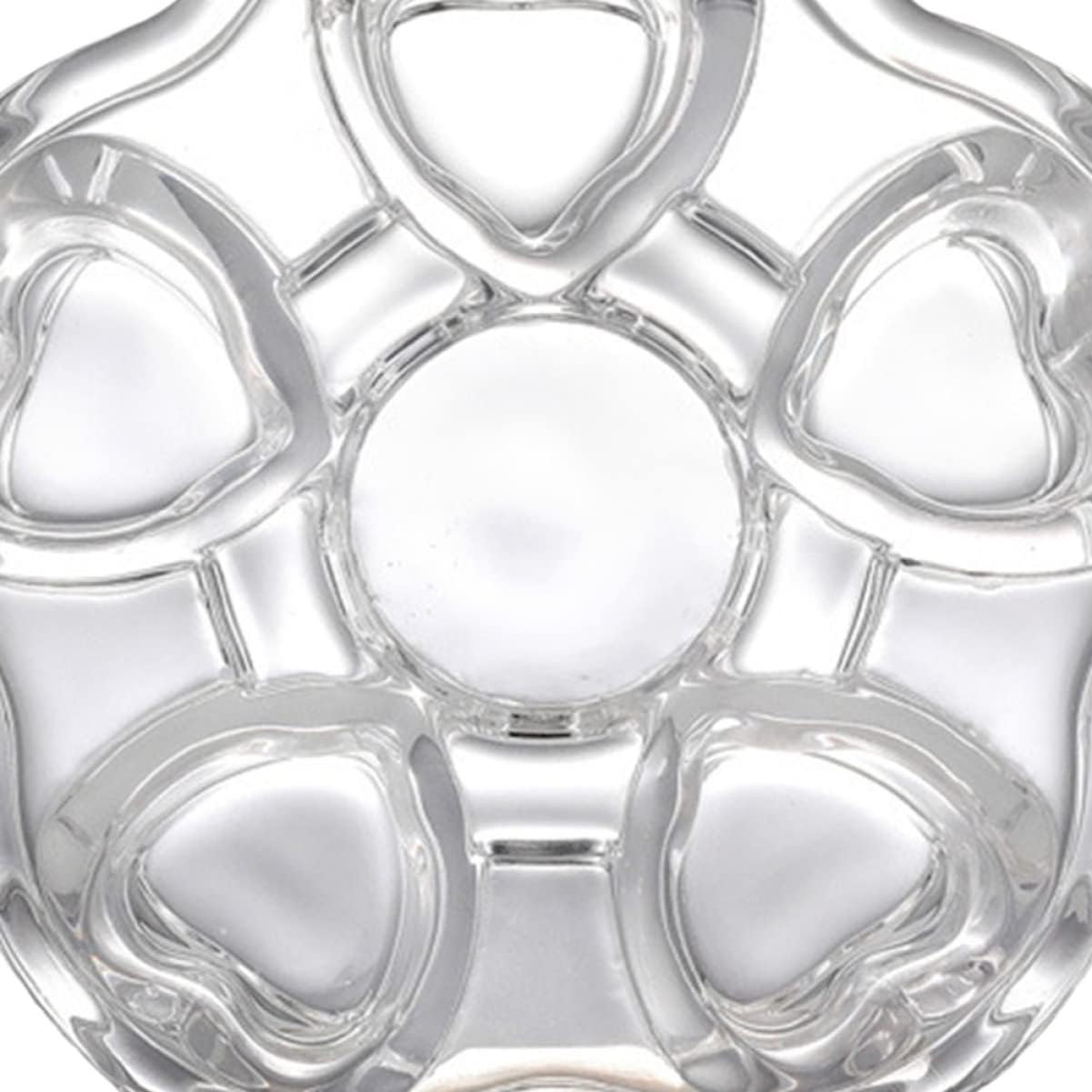 Heart Base for Teapot Creative Insulated Heating Stand Stylish Glass Material for Tea and Beverage Heating for Home Use
