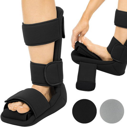 Vive Plantar Fasciitis Night Splint Plus Trigger Point Stretch Wedges