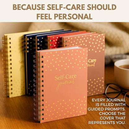 Daily Self Care Journal for Women - A5, Wellness Journal with Prompts - Goal Journal for Happiness,Mindfulness,Productivity & Personal Development - Reduce Stress & Improve Mental Health - Pink | Guided 90-Day Daily & Weekly, Undated Reflection Planner,