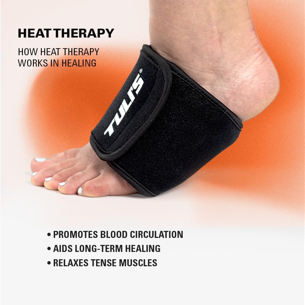 Tuli’s Foot Therapy Wrap, Ice/Heat Pack for Plantar Fasciitis, One Size | Heel, Foot, Arch Pain