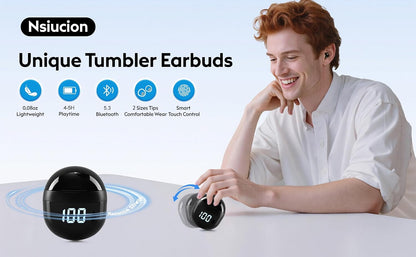 Invisible Mini Sleep Earbuds Bluetooth Wireless for Side Sleeper Small Ears