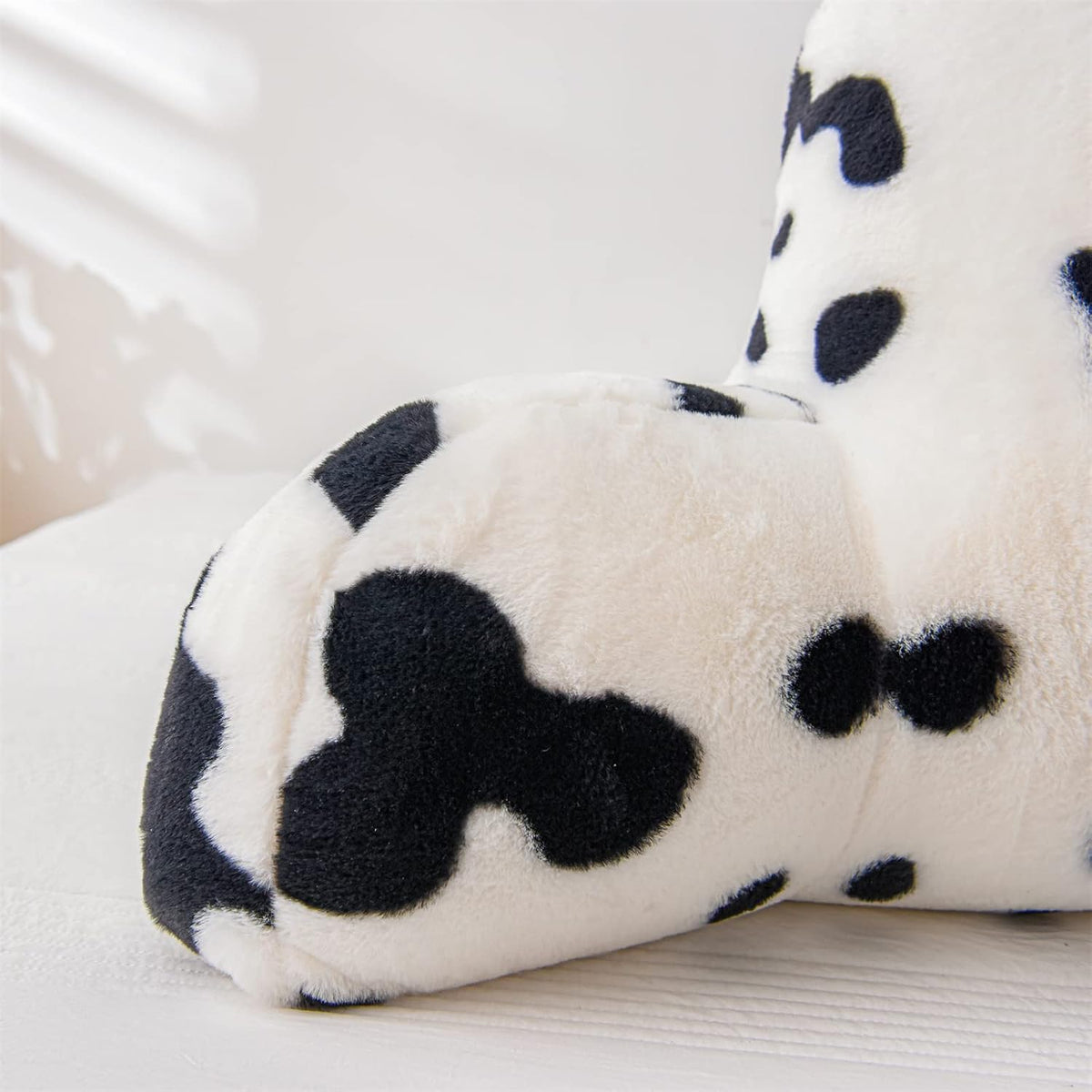 A Nice Night Ivory Reading Pillow, 18.5" Bed Wedge Pillows with Arms
