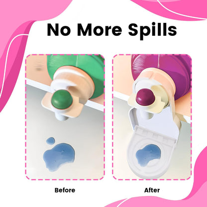 [2 Pack] Laundry Liquid Detergent Drip Catcher/Cup Holder, Fits Most Economic Sized Bottles, No More Leaks or Mess