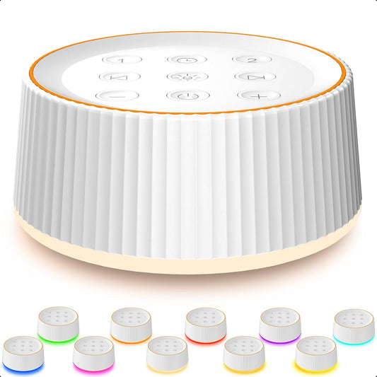White Noise Machine with Night Light for Sleeping