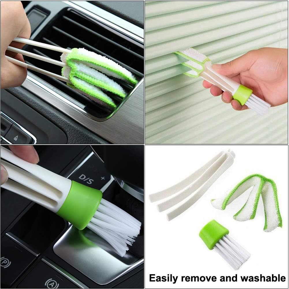 5Pcs Crevice Cleaning Brush Set, Hard Bristle Grout Brush for Window Track, Tile Lines, Sink Corners, Small Gaps, Bottles & Blinds