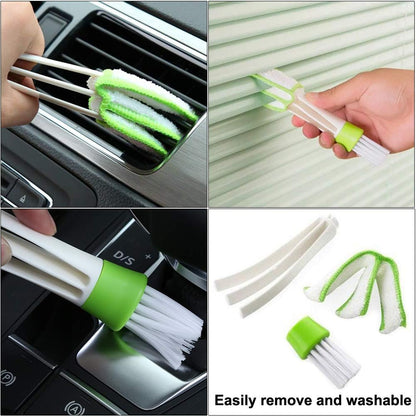 5Pcs Crevice Cleaning Brush Set, Hard Bristle Grout Brush for Window Track, Tile Lines, Sink Corners, Small Gaps, Bottles & Blinds