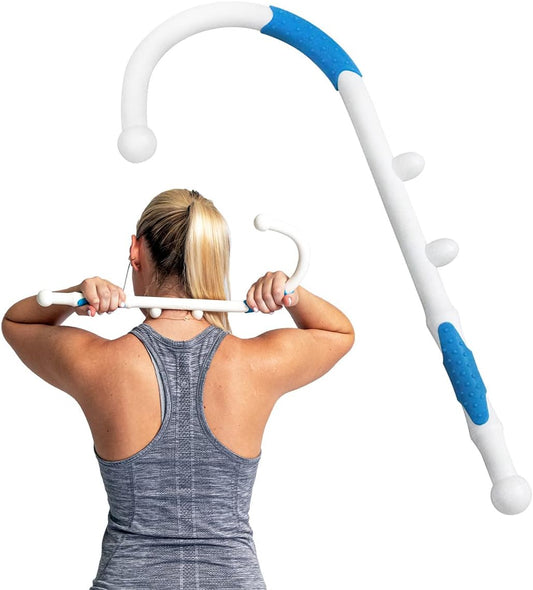 ProStretch Mini Knot Bad, Massage Cane for Trigger Points & Muscle Recovery | Portable Self Massage Hook Cane for Back, Neck & Trigger Point Pain Relief