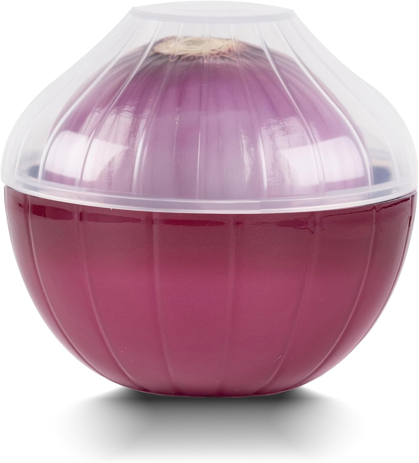Onion Storage, Avocado Saver Keeper, Reusable Tomato Lemon Holder | Fruits and Vegetables Storage Container with Clear Lid (Onion Saver)