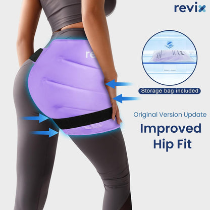REVIX Extra Large Hip Ice Pack Wrap After Surgery, Cold Packs for Hip