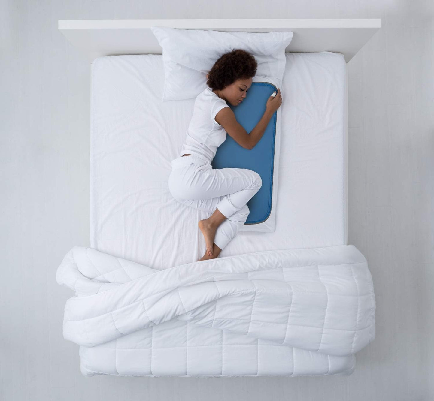Cool Care Technologies Cooling Pad for Bed - Pressure Activated Gel Provides Instant Relief - Ideal for Fevers, Hot Flashes, Night Sweats