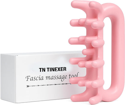 Fascia Massage Tool Trigger Point Massage Tools Anti Blaster for Cellulite Massager Tool Reaching Deep Myofascial Tissue Throughout The Body Release Muscle Knot Reduction (Pink)