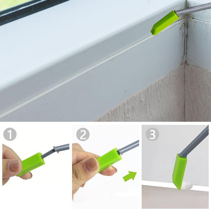 Silicone Caulking Tool Kit - Professional Sealant Finishing Tools for Tight Areas, Bathroom, Kitchen, Window, Sink & Floor - Caulk Smoother, Applicator & Scraper (Green)
