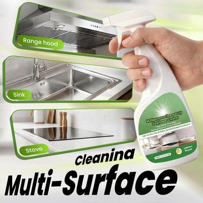 Oven Cleaner Heavy Duty Degreaser Spray for Kitchen Stove | 2026 New 17oz Kitchen Degreaser Spray and Microwave Cleaner, Multipurpose Grease Cleaner for Oven Hood Microwave
