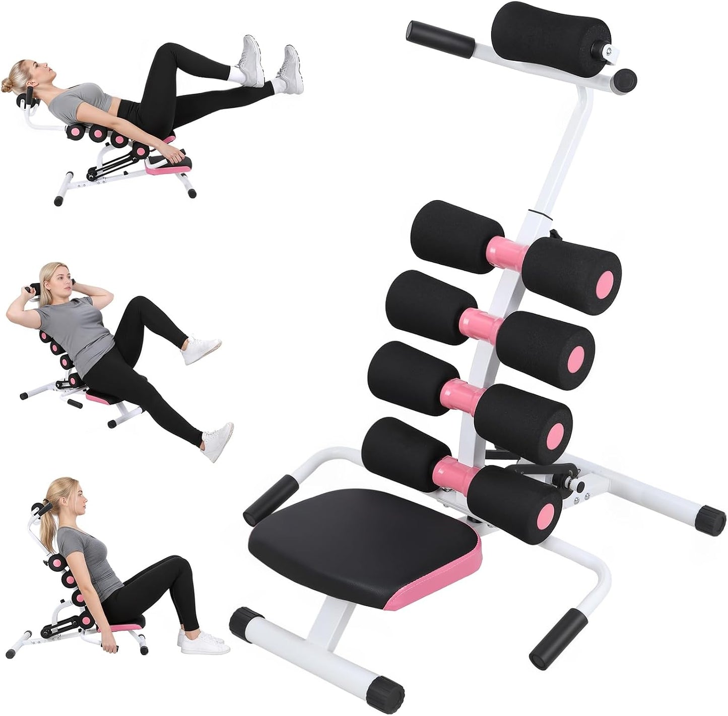 Inversion Table for Back Pain Relief, Adjustable Mini Inversion Table Lumbar Decompression Tables 350lbs Capacity Improve Posture and Spinal Compact Foldable Back Stretcher Health for Home Use