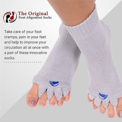 My Happy Feet Foot Alignment Socks with Toe Separators
