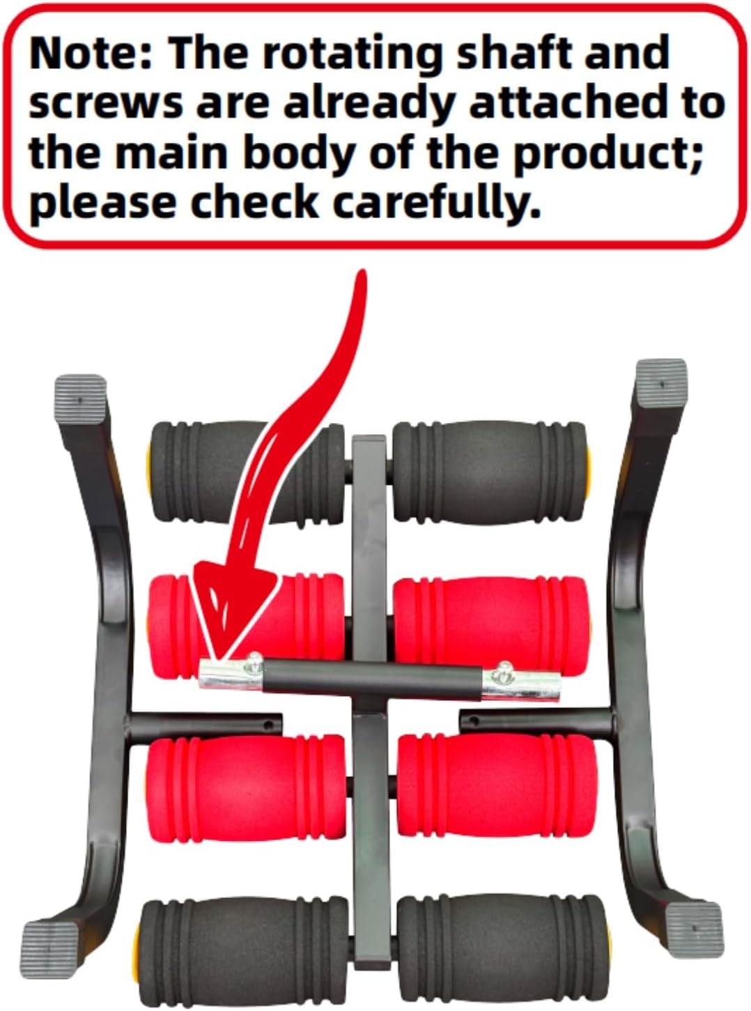 Mini Inversion Table with 8 Massage Rollers Back Stretching Machine