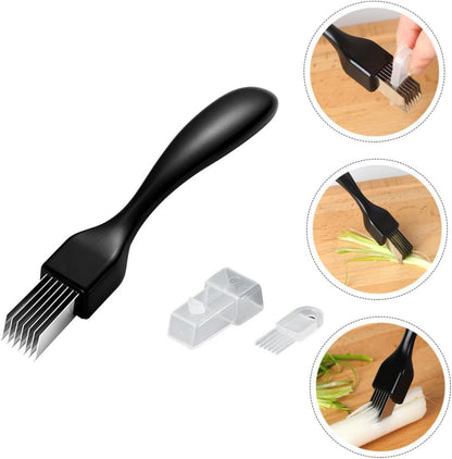 Cabilock Onion Garlic Chopper Kitchen Onion Cutter Scallion Supply Vegetable Slicer Chopper
