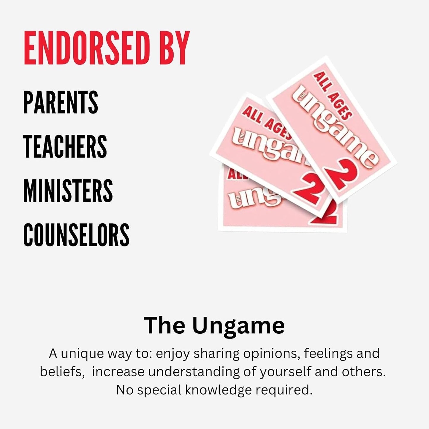 Pocket UNGAME - Seniors Edition - Non-Competitive Card Game for Seniors to Discuss, Share Values & self Express - Take a Walk Down Memory Lane - Age 55+