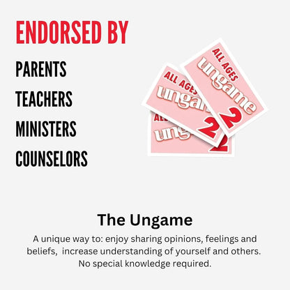 Pocket UNGAME - Seniors Edition - Non-Competitive Card Game for Seniors to Discuss, Share Values & self Express - Take a Walk Down Memory Lane - Age 55+