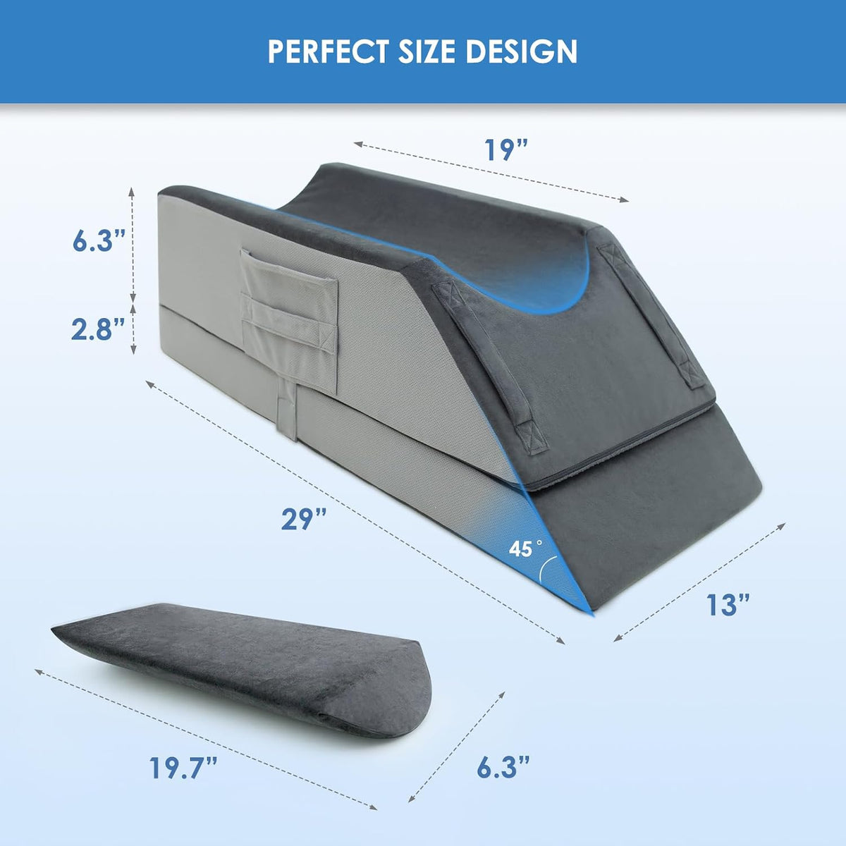 Kehangte Leg Elevation Pillows for After Surgery,Wedge Pillow,Knee Pillows