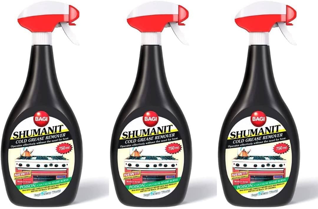 SHUMANIT Bagi Shumanit Cold Grease Remover - 26.4 Fl Oz In Sanisco Packaging (3)